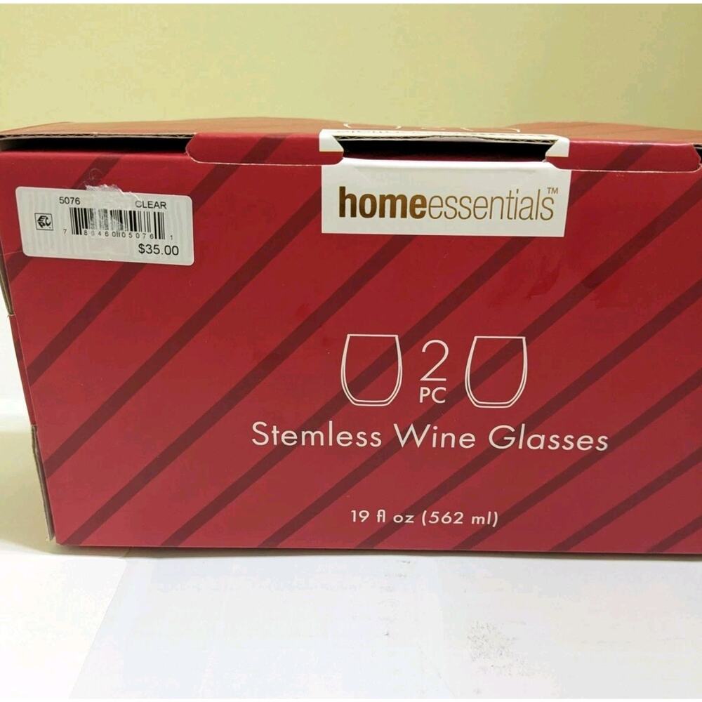 Stemless Wine Glasses Home Essentials Snowflake Charms Rhinestone Stones New - Picture 5 of 5